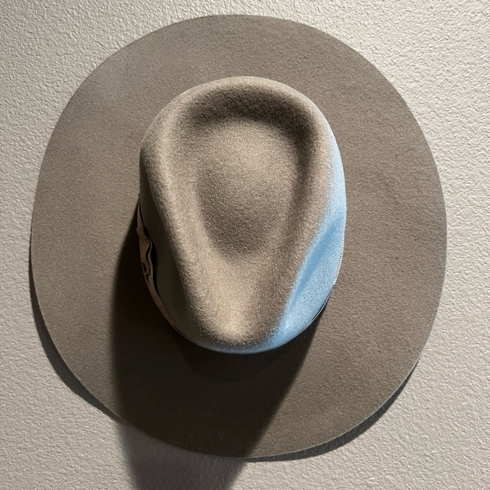 Sage green/gray women’s fedora
